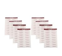 LRXIYODE 8 Sheets Eyebrow Stickers Water Transfer Simulated Peel Off False Brows for Women Self-adhesive Grooming Makeup Temporary Brow Shaping