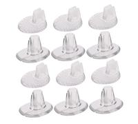 LRXIYODE 8Pairs Transparent PU Gel Heel Pastes and Guards Cushions Soft Self Adhesive Foot for Sandals and Flip Flops Lightweight Sweat Absorbing Pads to Prevent Heel Slip and Rubs