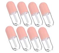 LRXIYODE 8Pcs DIY Lip Gloss Tubes Small Travel Lip Balm Containers Lightweight Portable for Women Honey Storage Bulk Cosmetic Sample Bottles