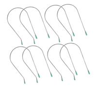 LRXIYODE 8pcs Electric Hot Roller Clips Replacement Hair Curler Securing Pins for Versatile Perm Styling at Home Compact Lightweight U Shaped Hair Roller Accessories