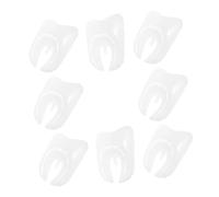 LRXIYODE 8pcs Giant Tooth-shaped Balloons White Inflatable Party Decorations for Birthday Shower Graduation Festival Interactive and Joyful Atmosphere