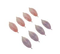 LRXIYODE 8pcs Gradient Embroidery Leaf Hair Pins Hair Styling Clips Grips for Women Girls Side Bangs Decorative Accessories
