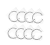 LRXIYODE 8pcs Guitar Sound Hole Rosette Decal Sticker for Classical Acoustic Guitar Material Flower Design for Music Accessories