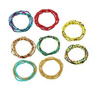 LRXIYODE 8pcs Metal Body Chains for Women Summer Waist Chain Bikini Body Jewelry Multi Color Beach Party Accessory Stylish Ladies