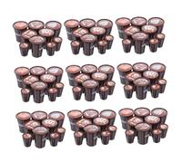 LRXIYODE 90pcs Mini Resin Coffee Cups Set for Dollhouse Kitchen Japanese Style Latte Art Mugs Tiny Tableware for Micro Landscape DIY Craft Educational Accessory