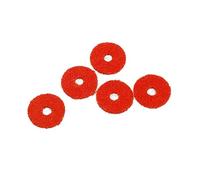 LRXIYODE 90pcs Red Felt Piano Washers Small Ring Wear Resistant Padding for Keyboard Noise Reduction High Temperature and Pressure Resistant Piano Tuning Accessories for Key Leveling and
