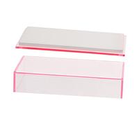 LRXIYODE Acrylic Eyelash Storage Case Transparent Lash Packaging Box for Easy Organization of False Lashes Compact Design for Travel and Ready for Use