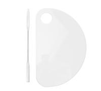 LRXIYODE Acrylic Palette for Nail Art Smooth Texture and Reusable Stainless Steel Material for Nail Art Amateurs and Professionals