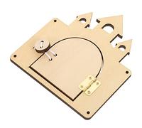 LRXIYODE Activity Busy Board Kit DIY Castle Washing Machine Educational Teaching Device for Motor Skills Development and Sensory Play Interactive Boys