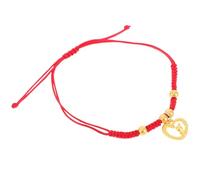 LRXIYODE Adjustable Handmade Red String Zodiac Animal Charm Bracelet for Women Heart Rope Design Featuring Lucky Snake and Rabbit Symbols Lightweight Comfortable Wrist Jewelry Year Birthday