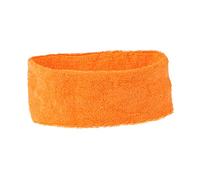 LRXIYODE Adjustable Orange Sports Yoga Headband Sweatband Breathable Microfibre Cotton Cloth Spa Facial Wrap for Women Reusable Makeup Hairband for Fitness Running Daily Use