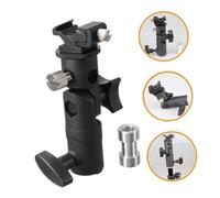 LRXIYODE Adjustable Photography Flashlight Bracket Adapter Light Stand Mount for Camera Supply Versatile Screw Support Stable and Practical for Studio Lighting