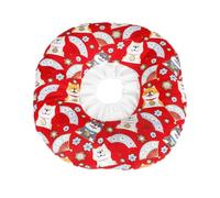 LRXIYODE Adjustable Xxl Red Pet Dog Headgear Collar Anti-licking Anti-scratch Soft Protective for Post-surgery Wound Healing and Injury Care