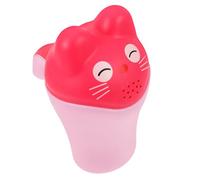 LRXIYODE Adorable Hair Cup with Handle for Bath and Shampoo Lightweight PP Shower Water Cup for Convenient Hair Rinser Jug for Newborns Fun Bath Wash Accessory in Pink