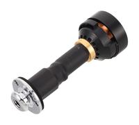 LRXIYODE African Drum Pickup for Cajon and Djembe, Portable 3.4" Metal Percussion Sound Enhancer, Black Drum Sound Booster for Live Performances and Audio Recording