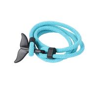 LRXIYODE Anchor Couple Bracelet with Whale Tail Pendant Milanese Line Fashion Bangle for Daily Wear Unique Nautical Accessory for Men and Women Blue Rope Design