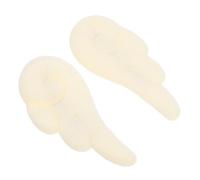 LRXIYODE Angel Wings Hairpins for Plush Fabric Barrettes Non Clamp Bobby Pins Cute Hair Clips for Party School Birthday Christmas Accessories White