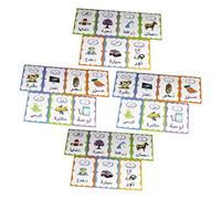 LRXIYODE Arabic Alphabet Flash Cards for Kids Educational Sensory Learning Tool for Preschoolers 26 Cards Set for Cognitive Development Fun Teaching Aid for Early Learning