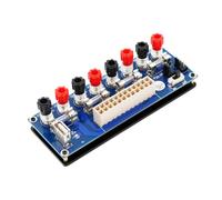 LRXIYODE Atx Power Supply Board with Acrylic Base Desktop Power Adapter Module Multi-voltage Output Terminal for Suitable for Computer Chassis and Physical Computing Projects