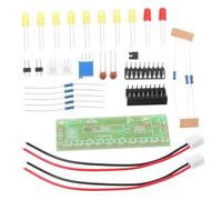 LRXIYODE Audio Level Indicator DIY Kit Visual Sound Monitor Electronics Soldering Practice for Hobbyists and Electronics Enthusiasts with Teaching Application