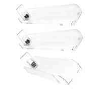 LRXIYODE Automatic Cigarette Dispenser Plastic Display Rack 3pcs Set 28cm Single and Double Sided Holders Store Retail Cigarette Showcase for Supermarket Counter