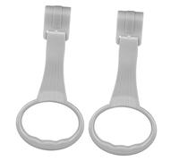 LRXIYODE Baby Pull up Bar Hanging Rings for Baby Crib Infant Walking Exercise Rings with Comfortable Grip Delicate Design PP Material for Walking Training on The Bed and Traveling
