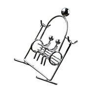 LRXIYODE Balance Ball Tumbler Iron Swing Figurine Creative Desktop Decoration for Home Office Science Pendulum Demonstrating Physics Laws and Momentum Conservation