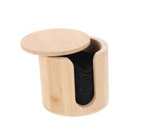 LRXIYODE Bamboo Fiber Facial Cleansing Pads Makeup Remover Cloths 16pcs Three-layer Black Bamboo Cotton Reusable with Cotton Mesh Bag and for Sensitive Skin Care