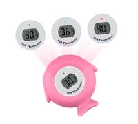 LRXIYODE Bath Water Thermometer Adorable Fish Shape Electronic Thermometer for Pool Accessories LED Indicator Measures Celsius Fahrenheit