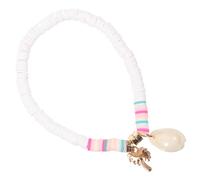 LRXIYODE Beaded Anklet Jewelry for Women Shell Coconut Tree Pendant Foot Chain for Girls Unique Bohemian Style Accessory for Birthdays Special Occasions