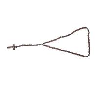 LRXIYODE Beaded Cross Necklace for Women Natural Beads Delicate Faith Pendant for Mother Day Christmas and Special Occasions