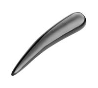 LRXIYODE Black Buffalo Horn Massage Rod Gua Sha Scraping Tool for Body Relief Home Acupuncture Therapy Suitable for Neck Back Legs Arms Waist