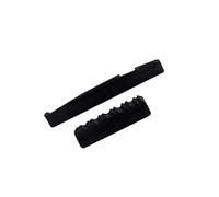 LRXIYODE Black Guitar Saddle Enhancing Sound and Nut Kit with Sturdy Design Plastic Replacement Parts and Improving Playability for Acoustic Guitar