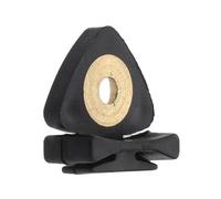 LRXIYODE Black Viola Practice Mute Tool Professional Orchestra Use Plastic Lightweight Noise Reduction Silence Stopper for Viola and Violin Protection