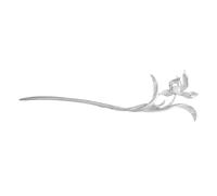 LRXIYODE Blossom Metal Hair Pins for Women Elegant Pearl Hair Sticks Lightweight Decorative Accessories for Buns and Ponytails Stylish Asian Hair Chopsticks for Daily Wear