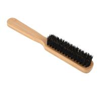 LRXIYODE Boar Bristle Beard Brush for Men Wooden Hair and Mustache Grooming Comb Multifunctional Hair Detangling and Dust Removal Tool for Beard Eyebrows and Travel Use