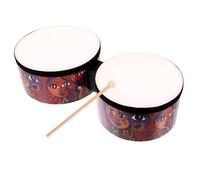 LRXIYODE Bongo Drum Set for Boys and Girls Ages 9-12, 7-inch and 8-inch Faux Leather Bongos, Beginner Percussion Instrument for Early Education and Dance Classes