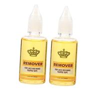 LRXIYODE Bottles Hair Extension Remover for Lace Wig Glue and Toupee Tape Safe Mild Formula Dissolves Hot Melt Adhesive Quickly Without Non Toxic Skin Friendly