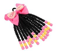 LRXIYODE Boy Girl's Ponytail Wig Braided Hair Extension Beads for Little Girls Fashion for Playdates and Parties