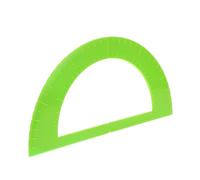 LRXIYODE Braille Protractor for Visually Impaired Students Light Green Semicircle Geometry Measuring Tool Durable Ruler for Accurate Tactile Angle Measurement and Blind Learning Supplies
