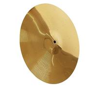 LRXIYODE Brass Alloy Drum Kit Cymbal Splash Replacement for Practice Clear Sound Crash Cymbal with Shock Performance Portable Drum Part