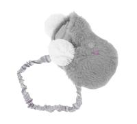 LRXIYODE Breathable Plush Koala Eye Mask for Sleeping Soft Comfortable Cartoon Animal Sleep Mask for Travel Home Office Use Cute Gray Fluffy Sleeping Blindfold for Restful Night