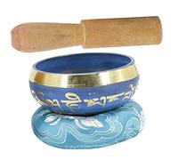 LRXIYODE Buddha Singing Bowl Tibetan Ringing Bowl Meditation Singing Set Decorative Buddhism Zen Garden Ornament Prayer