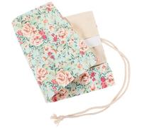 LRXIYODE Canvas Roll up Pencil Case Large Capacity Pen Organizer for Art Students Portable and Fashionable Pencil Bag to Prevent Pen Point Breaking for Place the Paintbrush