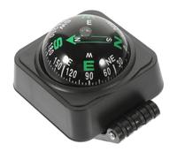 LRXIYODE Car Mount Compass Ball Car Compass Dashboard Abs Acrylic Black High-precision Direction Guidance Easy to Install Driver for Outdoor Activities and Road Trips