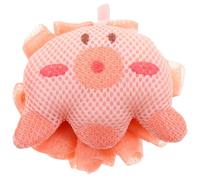LRXIYODE Cartoon Octopus Bath Ball Loofah Gentle Exfoliating Body Scrubber Lightweight Portable Bathing Sponge for Skin Care