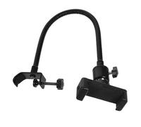 LRXIYODE Cell Phone Clip Microphone Stand Soft Gooseneck Hose Mount for Mic Stand Tray Attachment Ring Light Phone Holder for Hose Clamp
