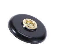 LRXIYODE Cello End Pin Holder Black Non-slip Plastic round Base with Classic Glossy Finish Protects Floor for Bass Stand and Cello Stop Accessories