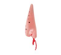 LRXIYODE Ceramic Ocarina Alto C Wind Instrument for Adults Beginner-friendly Musical Wind Instrument with Storage Bag for Students Learning Traditional Chinese Music