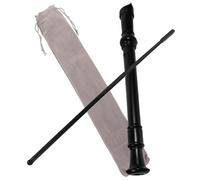 LRXIYODE Children’s 8-hole Abs Clarinet with Pouch, German Style Soprano Recorder, White Wind Instrument for Beginner Practice and Music Class Use Random Color